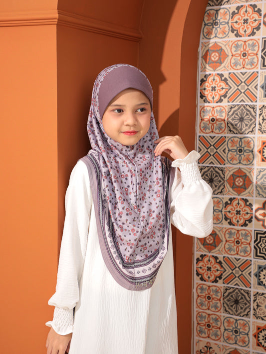 KIDS MALESIAN   PRINTED SCARF 2708