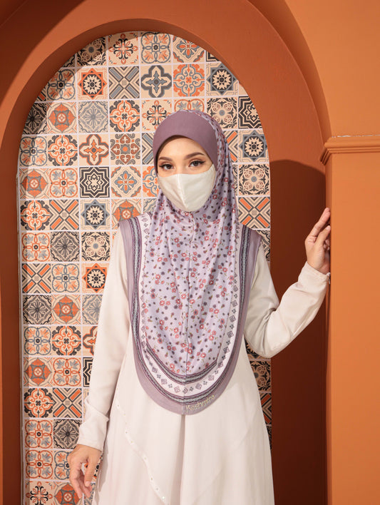 GIRLS Digital printed hijab 2708