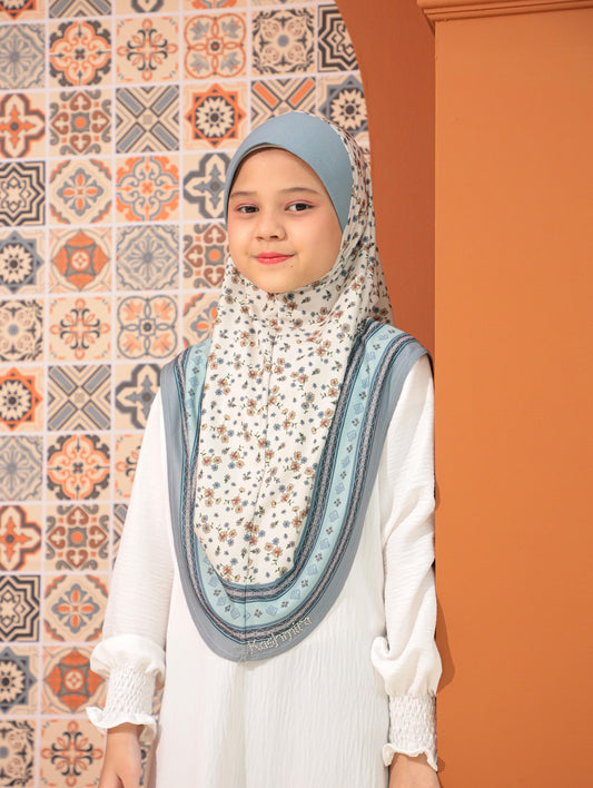 KIDS MALESIAN   PRINTED SCARF 2708