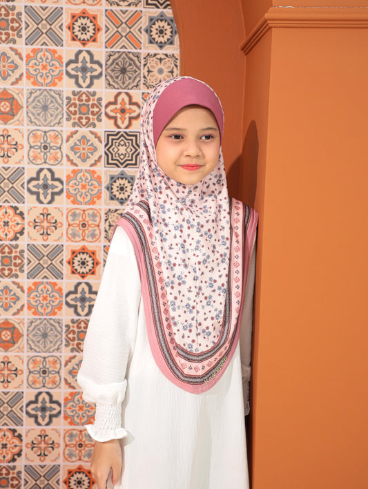 KIDS MALESIAN   PRINTED SCARF 2708